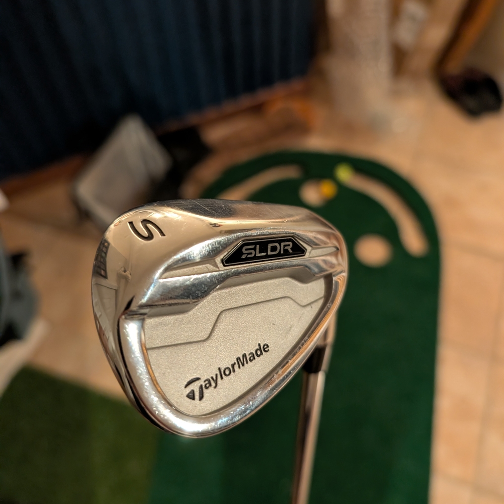 TaylorMade SLDR Silver and Black Golf Iron